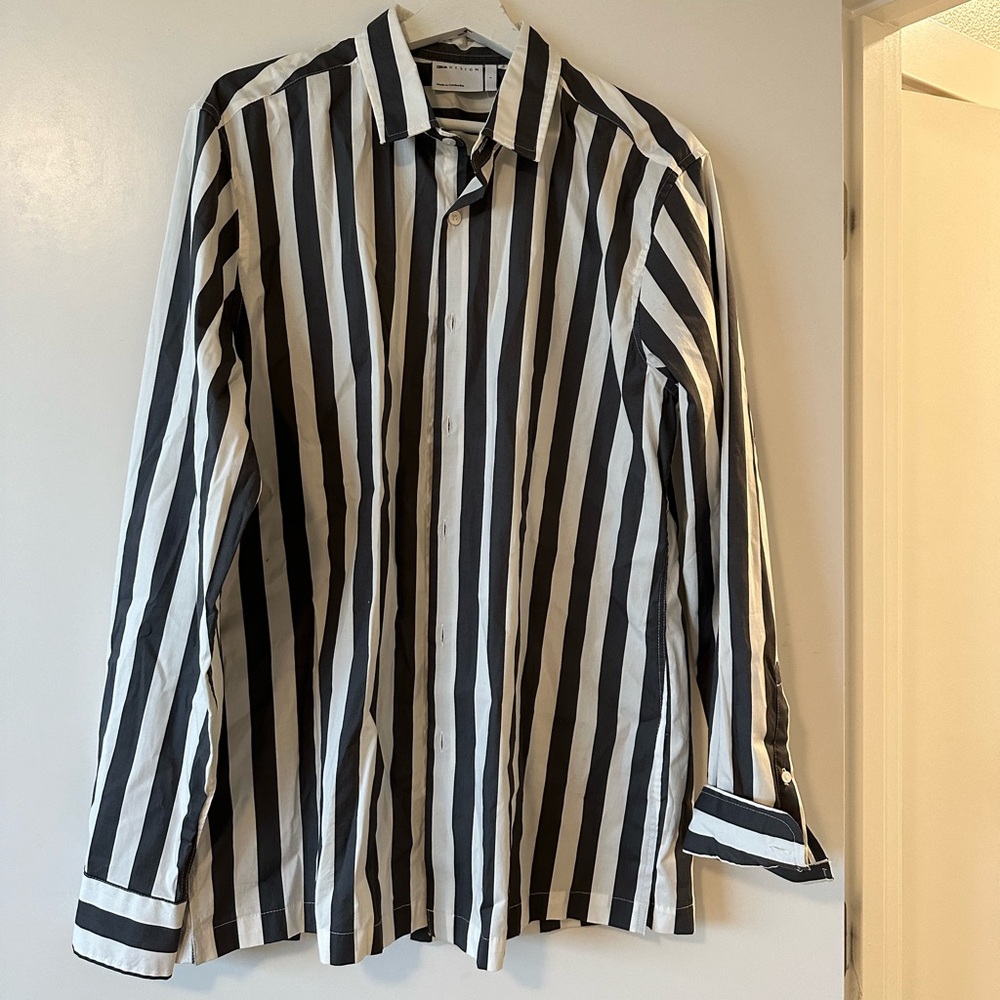 ASOS men’s striped button down shirt